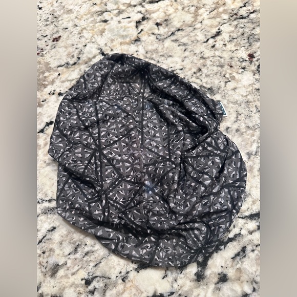 Black / White Stretchy Hair Bandanna - Picture 2 of 4